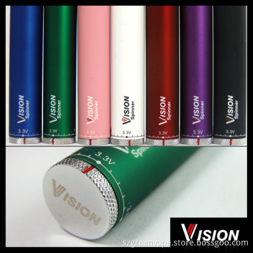 2013 Top selling Vision Spinner variable voltage battery ajustable voltage 1300mAh